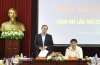 Đ/c Nguyễn Thiện Nhân, Ủy viên BCH Trung ương Đảng, Phó Thủ tướng Chính phủ phát biểu tại Hội nghị