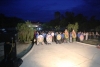Quang cảnh buổi Lễ thắp nến tri ân tại Nghĩa trang Liệt sĩ xã Tam Thái